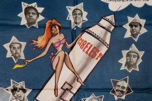 Detalle de una película inspirada en la fiebre lunática.