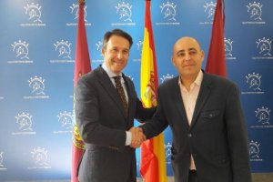 El alcalde de Lorca y el de Huércal-Overa (derecha).