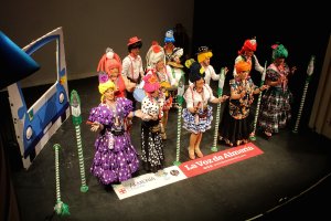 Chirigota de Mariano \'Coro rociera nuestra señora de la peineta torcía\'.