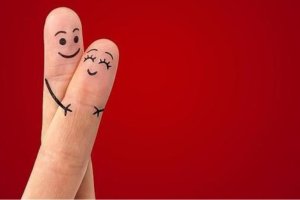 Las imágenes del amor proliferaron durante el día de ayer