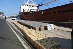 Buque Lady Boss en el desembarco del hachís