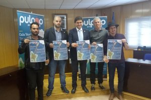 Presentación del Festival Pulpop 2019, ayer en el Ayuntamiento de Roquetas.