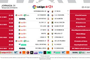 La jornada 31 al completo.