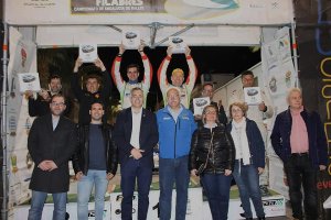 El podio de ganadores