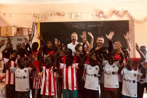 Los más pequeños de Ghana disfrutarán del fútbol gracias a la labor que realiza la Fundación.