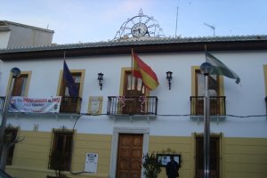 Fachada del Ayuntamiento de Cantoria.