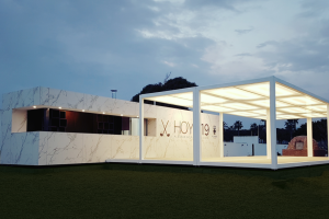 Restaurante modular, uno de los trabajos de Nevo.