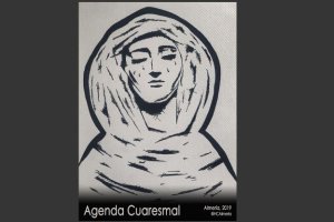 Portada de la agenda cuaresmal de HCAlmería.