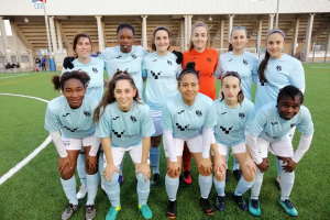 Las jugadoras celestes quieren volver a vencer.