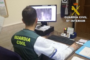 La Guardia Civil accedió a las imágenes de la cámara de seguridad.