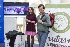 Un momento en la presentación del  programa de Rutas y Senderos de la Diputación de 2019.