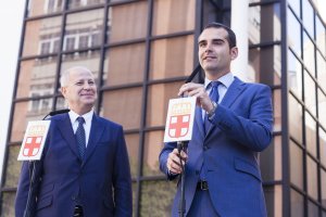 Comparecencia tras la reunión entre Imbroda y Fernández-Pacheco