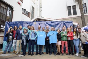 Presentación del proyecto ‘Music for all’, ayer con representantes de colectivos relacionados con la discapacidad.