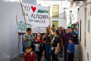 Imagen cedidas por la plataforma de ciudadanos y vecinos de zonas afectadas por el proyecto.