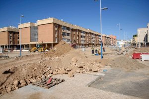 Obras en la calle Santiago