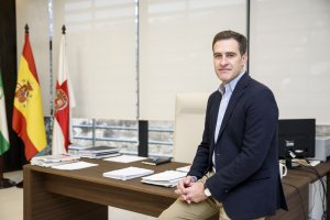 Miguel Ángel Castellón en el que hasta hoy ha sido su despacho