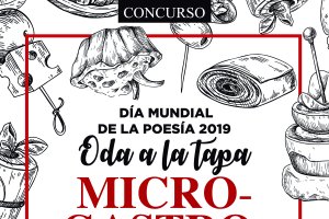 Detalle del cartel del concurso que organiza Nobel Almería.