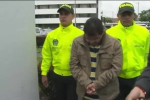 Imagen del pediatra colombiano detenido.