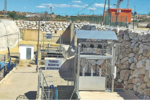 La llegada del Trasvase Negratín- Almanzora y Tajo-Segura, donde se unen en una conducción hacia la Presa de Cuevas del Almanzora.