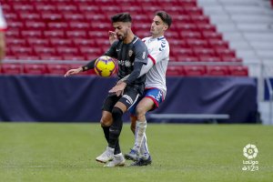 Chema en el partido de la primera vuelta.