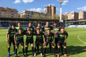 el once del Club Deportivo el Ejido, en El Prado de Talavera.