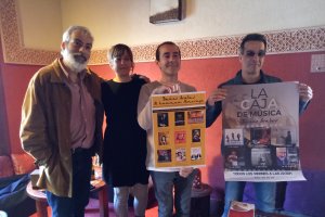 Los organizadores en la presentación de las actividades para primavera.