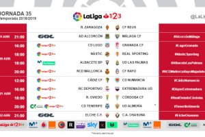 La jornada 35 al completo.