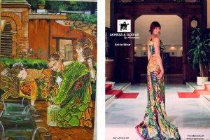 Pintura y moda con la firma de Almeriane.