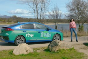 Leonor Lavado presenta el concurso de TVE sobre educación vial.