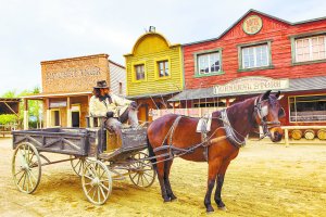 Los áridos escenarios de Tabernas llamaron la atención de los directores de la época.