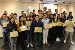 Premiados  en la fase provincial de la ‘XXXV Olimpiada Matemática Thales’ .