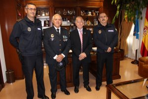 Despedida del subinspector de la Policía Local Manuel Rabaneda.