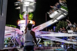 Atracciones en la Feria de Almería.