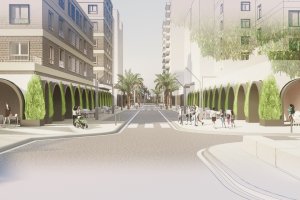Diseño de cómo será la nueva calle Artés de Arcos
