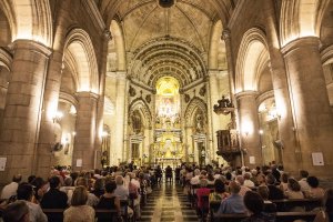 La Virgen del Mar se quedará en el interior del monasterio para su restauración.