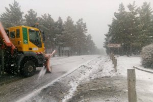 Imagen del Puerto de la Ragua, en una foto difundida en las redes por la entidad.