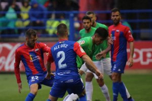 Una jugada del partido.