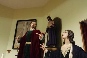 Las nuevas imágenes, en la parroquia de Nuestra Señora de Los Ángeles