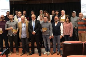 Foto de familia tras la presentación de los ganadores.