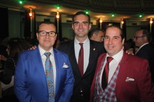 Ángel José González, Ramón Fernández-Pacheco y Juan Elías González.