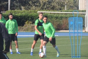 Rocha en acción en el campo Anexo.