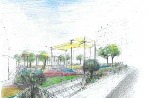 Bosquejo del proyecto de remodelación.