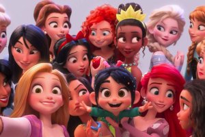 Las princesas Disney, en una imagen de la película Ralph Rompe Internet.