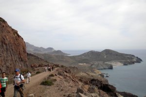 Ruta de senderismo en Almería.