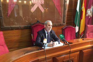 Félix López, este viernes, durante la rueda de prensa.