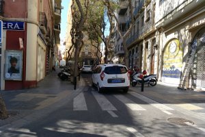 Tráfico circulando ya por la calle Antonio Vico