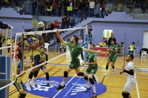 Un partidazo de voleibol.