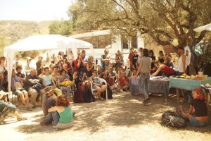 Imagen cedida por los organizadores de una de las charlas realizadas en el festival.