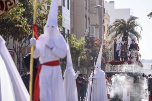 La Borriquita por las calles de la capital.