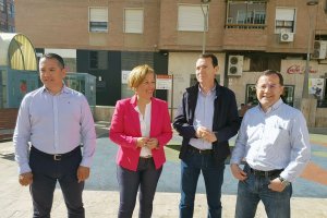 Candidatos socialistas tras su comparecencia ante los medios